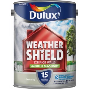 Dulux Weathershield Smooth Masonry Paint 5L