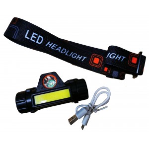 Gwaza Torch LED Head Dual Function USB Rechargable