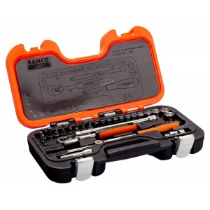 Bahco Socket Set 29-Piece 1/4" Square Drive