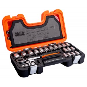 Bahco Socket Set 24-Piece 1/2" Square Drive