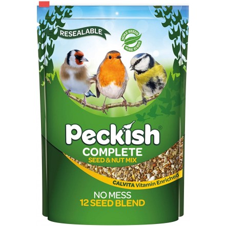 Peckish Wild Bird Seed Complete Seed & Nuts No Mess 1kg