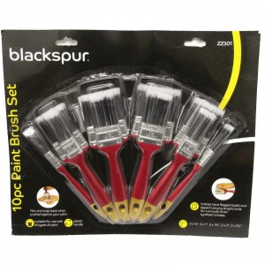 Blackspur Paint Brush Set of 10