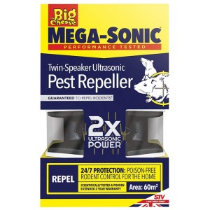 The Big Cheese Mega-Sonic Twin Speaker Ultrasonic Pest Repeller