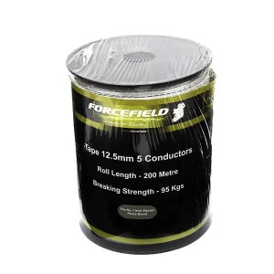 Forcefield 12.5mm Tape 5 Conductor 200 Metre