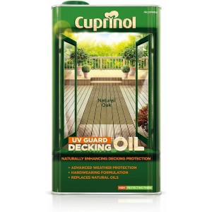 Cuprinol UV Guard Decking Oil Natural Oak 5 Litre