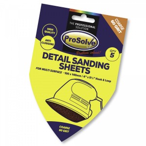 Prosolve Delta Sanding Pads 93 x 93mm Pack 5