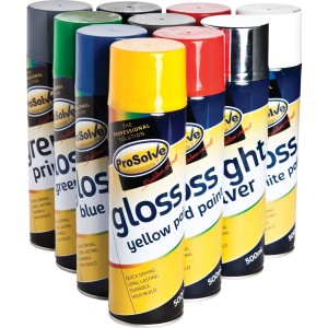 Prosolve All Purpose Acrylic Gloss Paint Aerosol 500ml