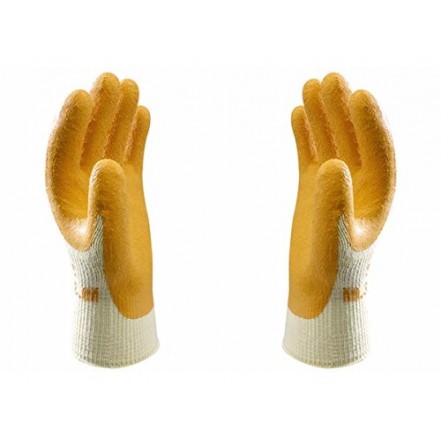 Showa Polyester Cotton Gloves Latex Coated Palm