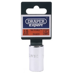 Draper 1/2" Square Drive Hi Torque 12 Point Socket