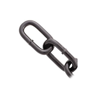 Welded Chain - Black - Per Metre