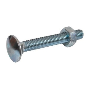 Cup Square Hex Bolt & Nut ZP