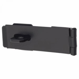 Safety Hasp & Staple Black