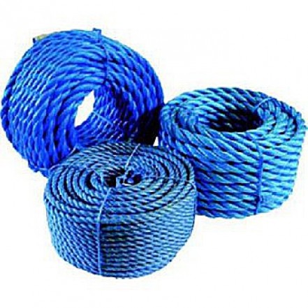 Blue Polypropylene Rope Mini Coils