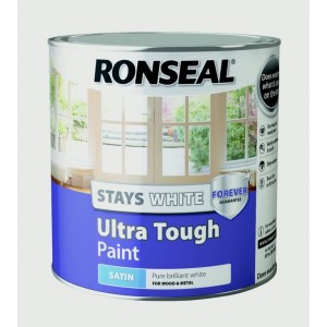 Ronseal Stays White Ultra Tough Paint White