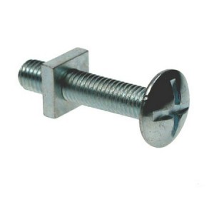 Roofing Bolt & Nut BZP