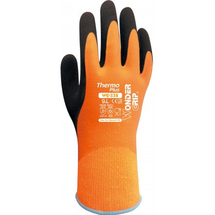 Wonder Grip Thermo Plus Insulated Water-Repellent Gloves